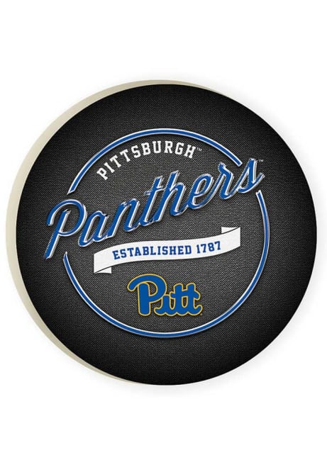 Blue Pitt Panthers 2 Pack Established Car Coaster