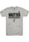 Main image for Paige Whitted Rally Mens Ash Cincinnati Bearcats NIL Stacked Box Player T Shirt