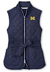 Main image for Womens Navy Blue Michigan Wolverines Scout Diamond Quilted Vest
