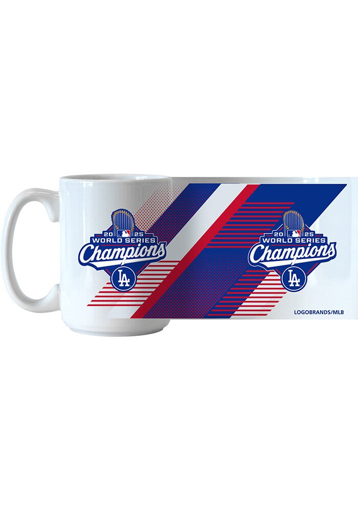 Los Angeles Dodgers White 2025 World Series Champions 15oz