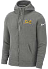 Main image for Mens Drexel Dragons Grey Nike Sideline Club Fleece Long Sleeve Full Zip Jacket