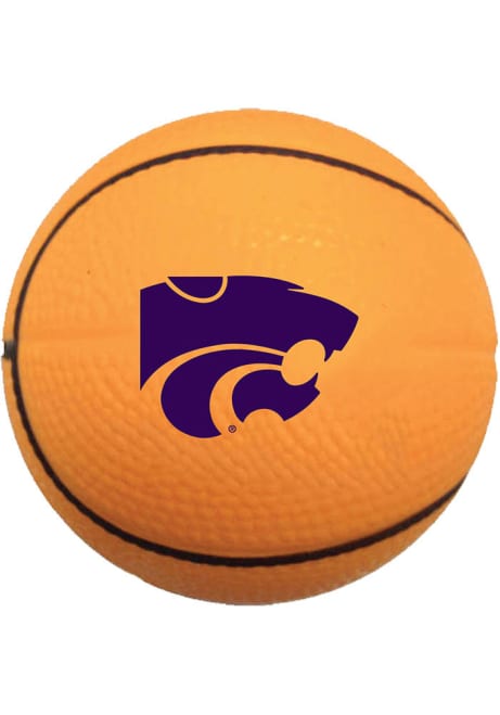 Orange K-State Wildcats Basketball Stress ball