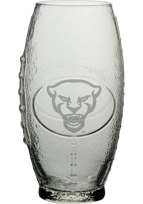 Blue Pitt Panthers 23oz Football Pint Glass