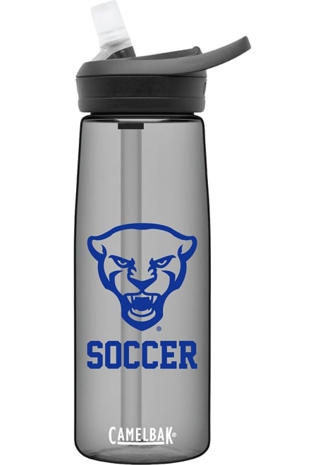 Blue Pitt Panthers Soccer Water Bottle