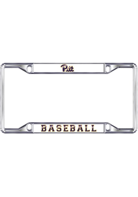 Blue Pitt Panthers Baseball License Frame