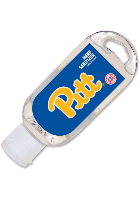 White Pitt Panthers Team Logo Hand Sanitizer
