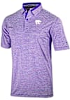 Main image for Mens K-State Wildcats Purple Columbia Heat Seal Golden Hills Short Sleeve Polo Shirt