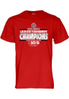 Main image for Ohio State Buckeyes 2025 Mens Lacrosse Tournament Champs Short Sleeve T Shirt - Red