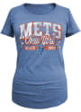 New York Mets Womens Blue Triblend Scoop
