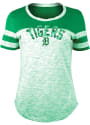Detroit Tigers Womens Space Dye St. Pats Day Kelly Green Scoop T-Shirt