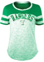 Texas Rangers Womens Space Dye St. Pats Day Kelly Green Scoop T-Shirt