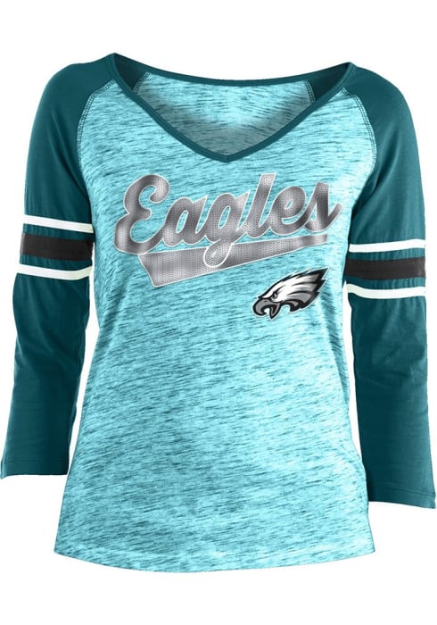 teal athletic shirt