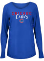 Chicago Cubs Womens Timeless Taylor T-Shirt - Blue