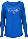 Kansas City Royals Womens Timeless Taylor T-Shirt - Blue