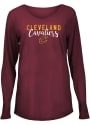 Cleveland Cavaliers Womens Timeless Taylor T-Shirt - Maroon