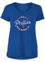 Philadelphia Phillies Womens Winning Seal T-Shirt - Blue