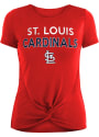 St Louis Cardinals Womens Slub T-Shirt - Red