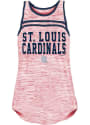 St Louis Cardinals Womens Novelty Tank Top - Red