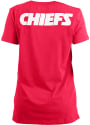 Kansas City Chiefs Womens New Era Oversized T-Shirt - Red