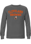Main image for Brownie  New Era Cleveland Browns Womens Grey Comfort Colors Crew Sweatshirt
