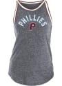 Philadelphia Phillies Womens Cooperstown Tank Top - Grey