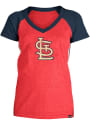 St Louis Cardinals Womens Raglan T-Shirt - Red
