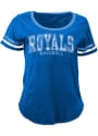 Kansas City Royals Womens Slub T-Shirt - Blue