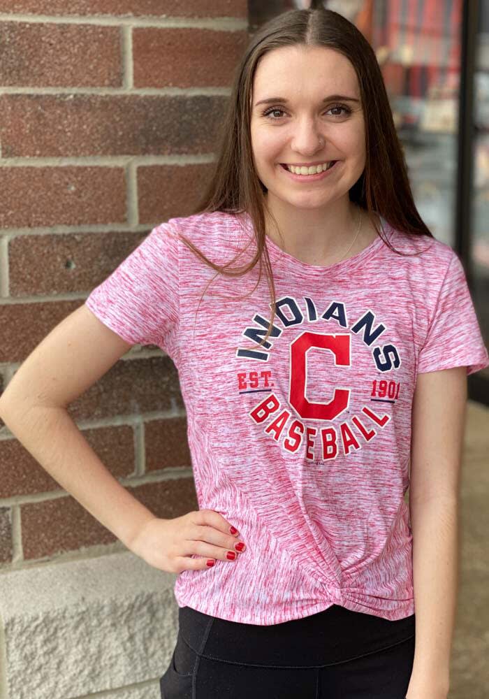 Pink cleveland best sale indians shirt