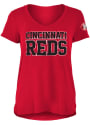 Cincinnati Reds Womens Wordmark T-Shirt - Red
