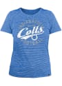 Indianapolis Colts Womens Space Dye T-Shirt - Blue