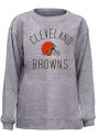 Cleveland Browns Womens Cozy Crew Sweatshirt - Grey