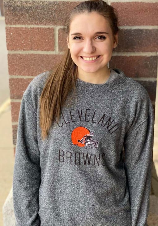 browns crew neck