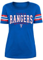 Texas Rangers Womens Brushed T-Shirt - Blue
