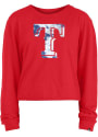 Texas Rangers Womens Brushed T-Shirt - Red