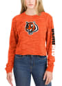 Cincinnati Bengals Womens Space Dye T-Shirt - Orange