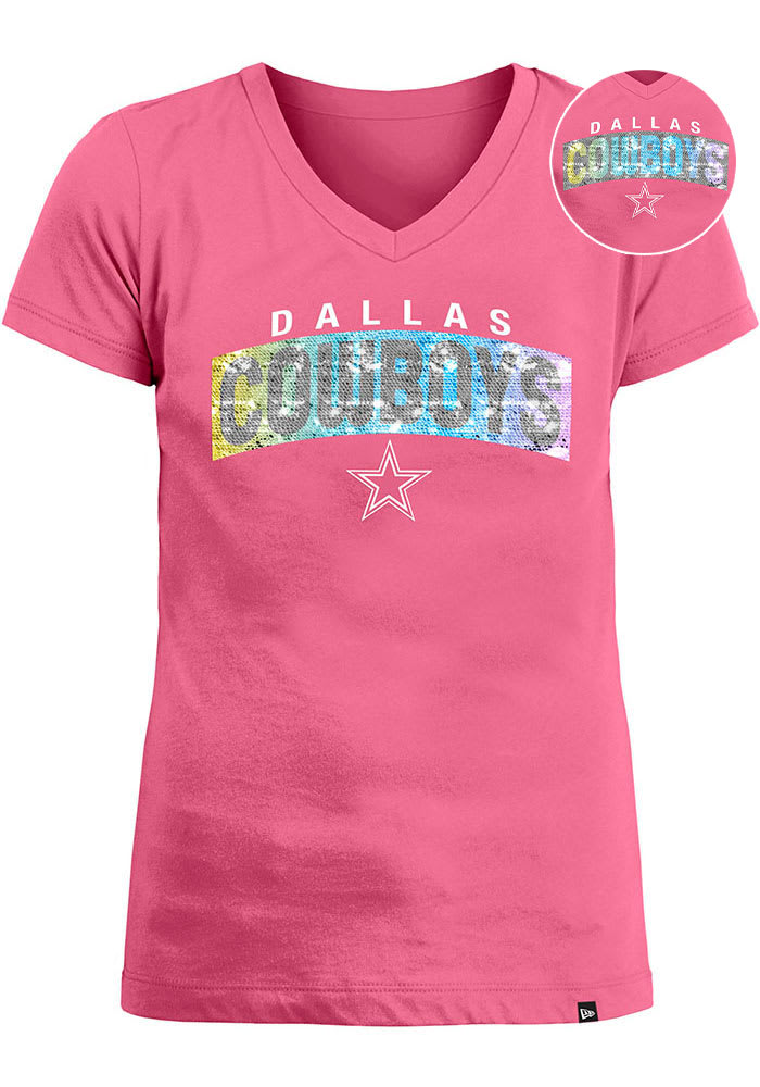 Dallas Cowboys VS PINK deals NFL Sequin Crew