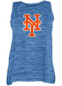New York Mets Womens Space Dye Tank Top - Blue