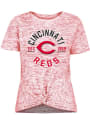 Cincinnati Reds Womens Novelty T-Shirt - Red