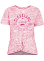 Cleveland Browns Womens Novelty T-Shirt - Pink