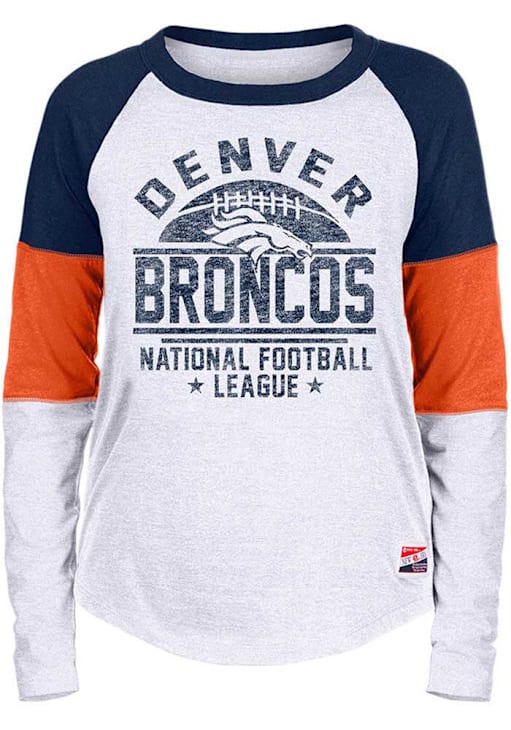Broncos Football Ladies Long Sleeve Denver Broncos Shirt New Era