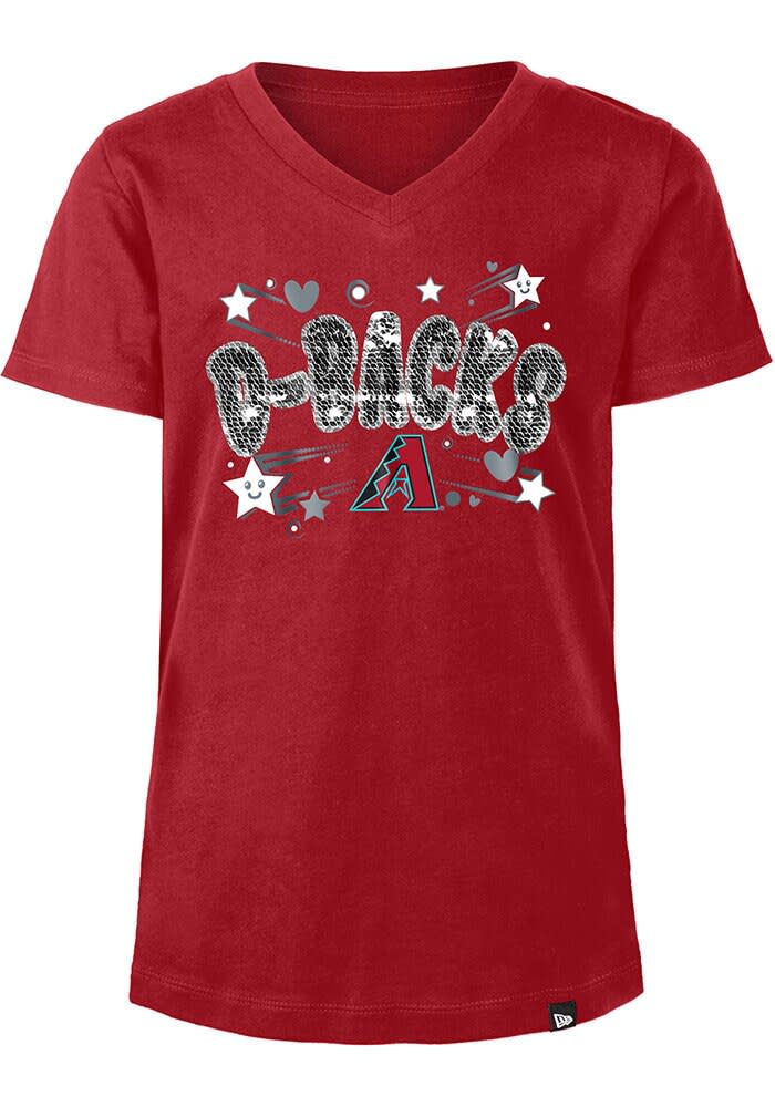 New Era Arizona Diamondbacks Girls DARKRED Hearts and Stars