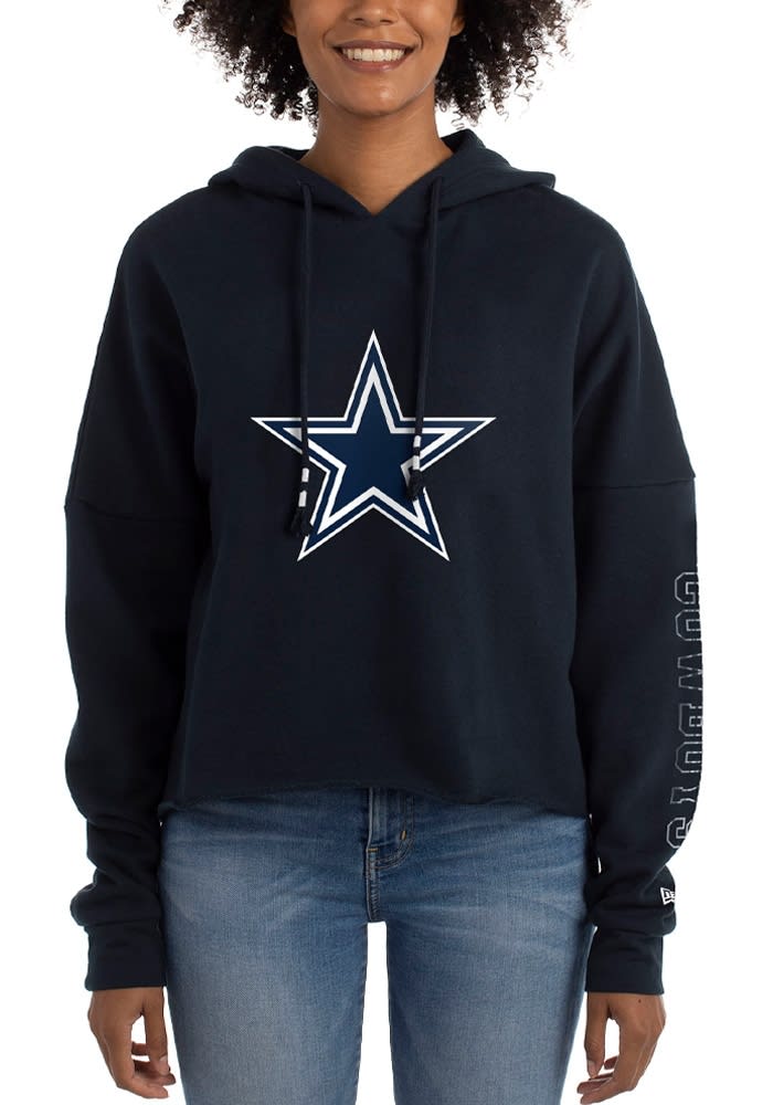 New Era Dallas Cowboys Womens Athletic Hoodie Navy Blue