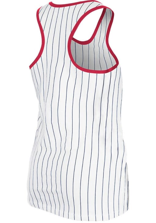 New Era Cleveland Guardians Womens Navy Blue Racerback Tank Top