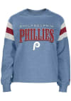 Main image for New Era Philadelphia Phillies Womens Light Blue Stripe Crew Sweatshirt