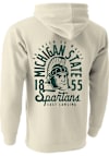 Main image for Mens Michigan State Spartans Oatmeal  Mascot Overlay Hooded Sweatshirt