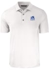 Main image for Mens Drexel Dragons White Cutter and Buck Forge Stretch Academic Short Sleeve Polo Shirt