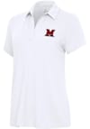 Main image for Womens Miami RedHawks White Antigua Era Short Sleeve Polo Shirt
