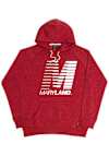 Main image for Mens Red Maryland Terrapins Big Logo Long Sleeve Fashion Hood