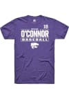 Main image for Keegan O'Connor Rally Mens Purple K-State Wildcats NIL Stacked Box Player T Shirt
