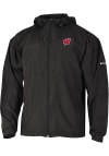 Main image for Mens Wisconsin Badgers Black Columbia Prodigy Light Weight Jacket